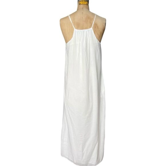 Zara Basic White Sleeveless Maxi Dress XS - Picture 5 of 6